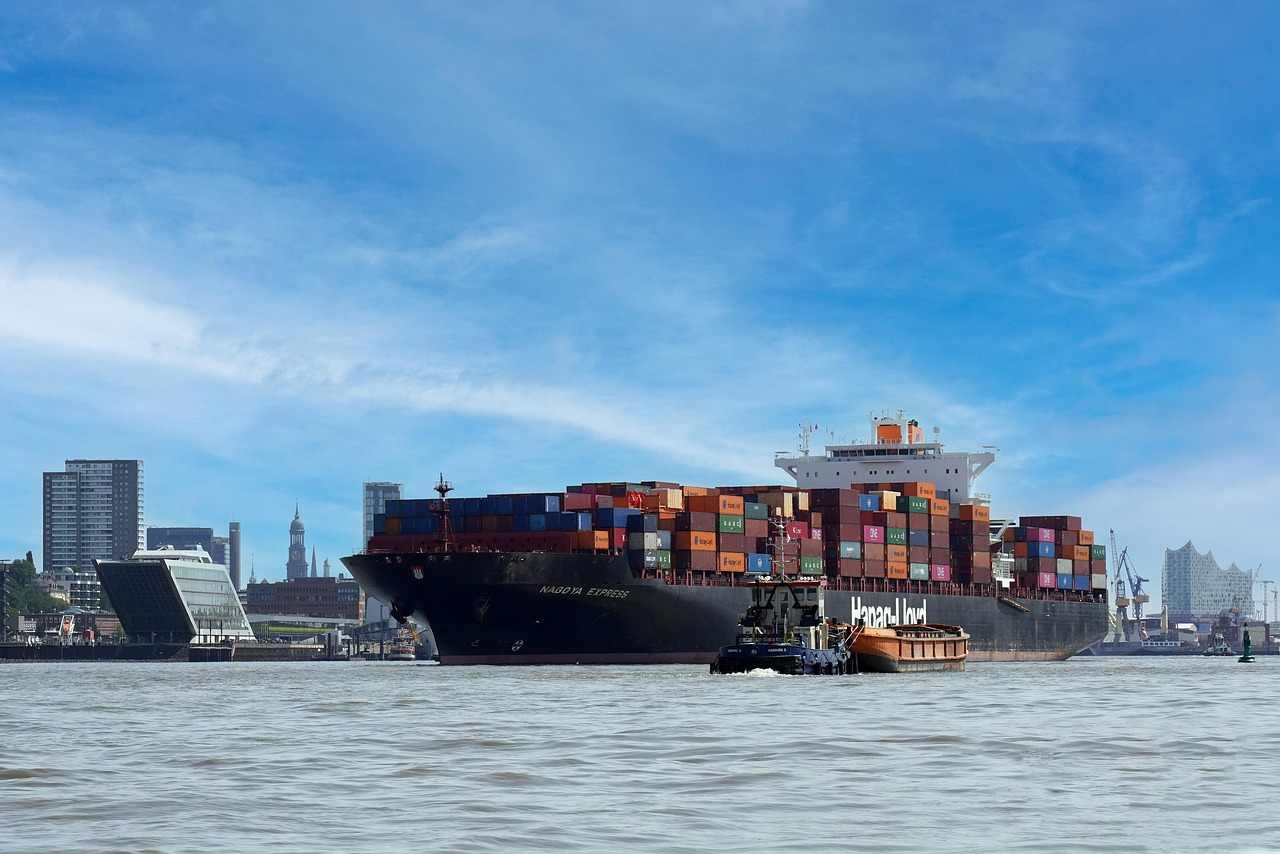 Fret maritime: porte‑conteneurs au port, LCL/FCL